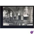 Wales SKENFRITH Church Interior Postcard by Wilson