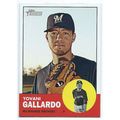 2012 Topps Heritage - #201 - Yovani Gallardo