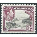Jamaica 1938 SG128 6d Grey & Purple Mounted Min...