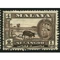 SELANGOR 1961/1962 SG 131 - #4 fine used (o)