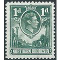 Northern Rhodesia 1951 SG28 1d Green Mounted Mi...