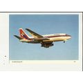 Aviation AIR MALTA BOEING 737 Postcard by Denni...