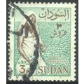 Sudan 1962 - SG189 - 3p brown/green - Cotton Pi...