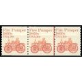 1908 20c Fire Pumper Fine MNH Dry Gum PNC 3/3 G...