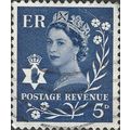 NORTHERN IRELAND, Queen Elizabeth II, Wilding, blue 1968, 5d