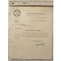 1937 attractive letter Law Union & Rock Insurance