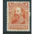 Newfoundland stamps sg86 sg86 orange hm paper s...