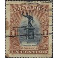 COSTA RICA, Juan Santamaria, brown 1907, 1c