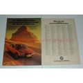 1978 2-page BMW 733i Car Ad - Unique and Exceptional!!