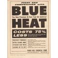 PARK-HILL CHEMICAL CORP 1957 Blue Heat fuel oil...