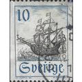 SWEDEN, SHIP, Merchant Ship Oresund 1661, blue 1967, 10ore, #4