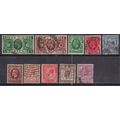 GB 1910 - 35 KGV Selection x 10 used Stamps ( J...