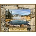 Yellowstone National Park Montage Laser Engrave...