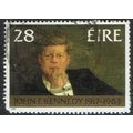 Ireland 1988 25th Death Anniversary John F. Kennedy 28p Multicoloured SG707 GU