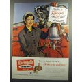1952 Rheingold Beer Ad - My beer is Rheingold - Fire Engine