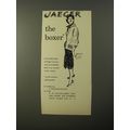 1954 Jaeger Boxer Cardigan Ad - Jaeger the Boxer