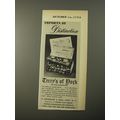 1954 Terry's of York deluxe Chocolates Ad - Imports of Distinction