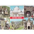Historic Sussex Multiviiew Postcard used VGC