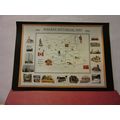 1876 HISTORICAL EMBROIDERED MAP, NIAGARA, CANAD...