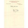 Alan Trail 1980s London Mayor Hand Signed Lette...