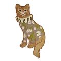 Sew on Cat Patch Embroidered Cat in a Jumper 24...