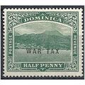 Dominica 1918 SG56 1/2d Blue-Green WAR TAX Moun...