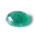 EMERALD gemstone 1.07 cts 7mm x 5mm oval cabochon