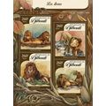 DJIBOUTI 2016 SHEET MNH LIONS WILD CATS WILDLIF...