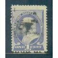 Used 212 1c Benjamin Franklin Barely Clears M01349