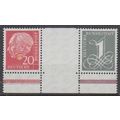 Mi: w16b y II 4 MNH 1958/60 heuss Cat € 15