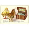 Art HAPPY EASTER Tuck Easter Chicks Postcard (705)
