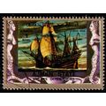 Ajman 1973 Airmail Old and Modern Ships 1R Used...