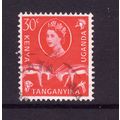 KENYA UGANDA AND TANGANYIKA 1960 30c VERMILION ...