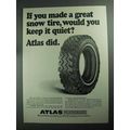 1968 Atlas Weathergard Tire Ad - Great Snow Tire