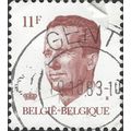BELGIUM, King Baudouin, red-brown 1983, 11F, #5