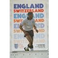 1991 programme England v. Switzerland, B Intern...