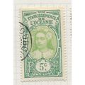 POLYNESIA OCEANIC SETTLEMENTS 1913 FRENCH FRANC...