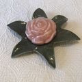Large Pink Rose Shaped Scented Candle New Seale...