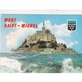Mont Saint Michel France Postcard unused VGC