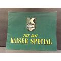 The 1947 Kaiser Special Color Sales Brochure