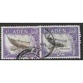 ADEN 1953/1963 SG 62+63 - #3 fine used (o)