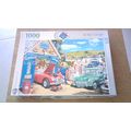 AT THE GARAGE by Trevor Mitchell Jigsaw Puzzle ...