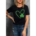Black Clover Heart Shaped Graphic Tee