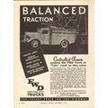 four wheel drive auto company 1936 balanced fwd...