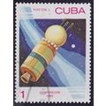Cuba 1983 Space Satellite 1c Used Stamp