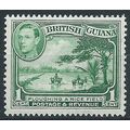 British Guiana 1938 SG308 1c Yellow-Green Mount...