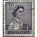AUSTRALIA, Queen Elizabeth II, violet 1959, 1d, #7