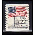 Used 2115a 22c U.S. Flag Fine CNS 7 PA5792
