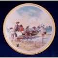 Edwardian Victorian Beach Scenes the Rowing Boa...