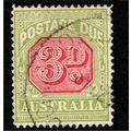 Australia Sg D115 3d postage due carmine green ...